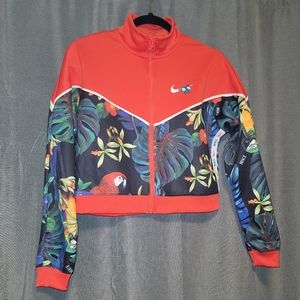 Womans nike track suit,red, size small